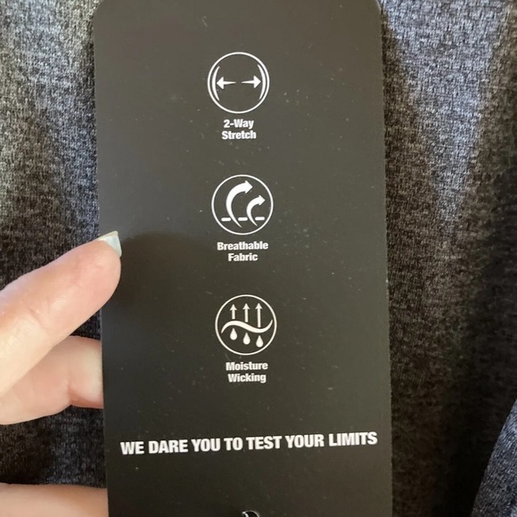 Mens Tapout 1/4 zip long sleeve gray orange pullover jacket size M - NWT - Picture 6 of 12